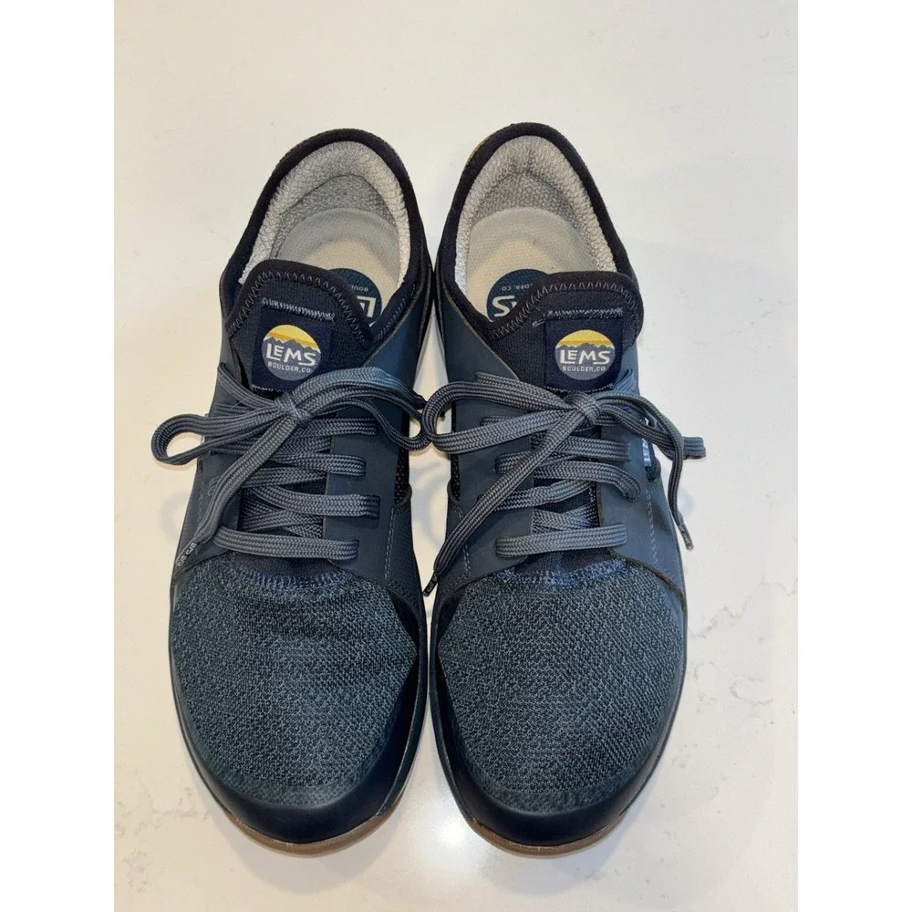 LEMS Mesa Coastal Blue Trail Shoes Men's US 11 D Runners Hiking Minimalist EUC